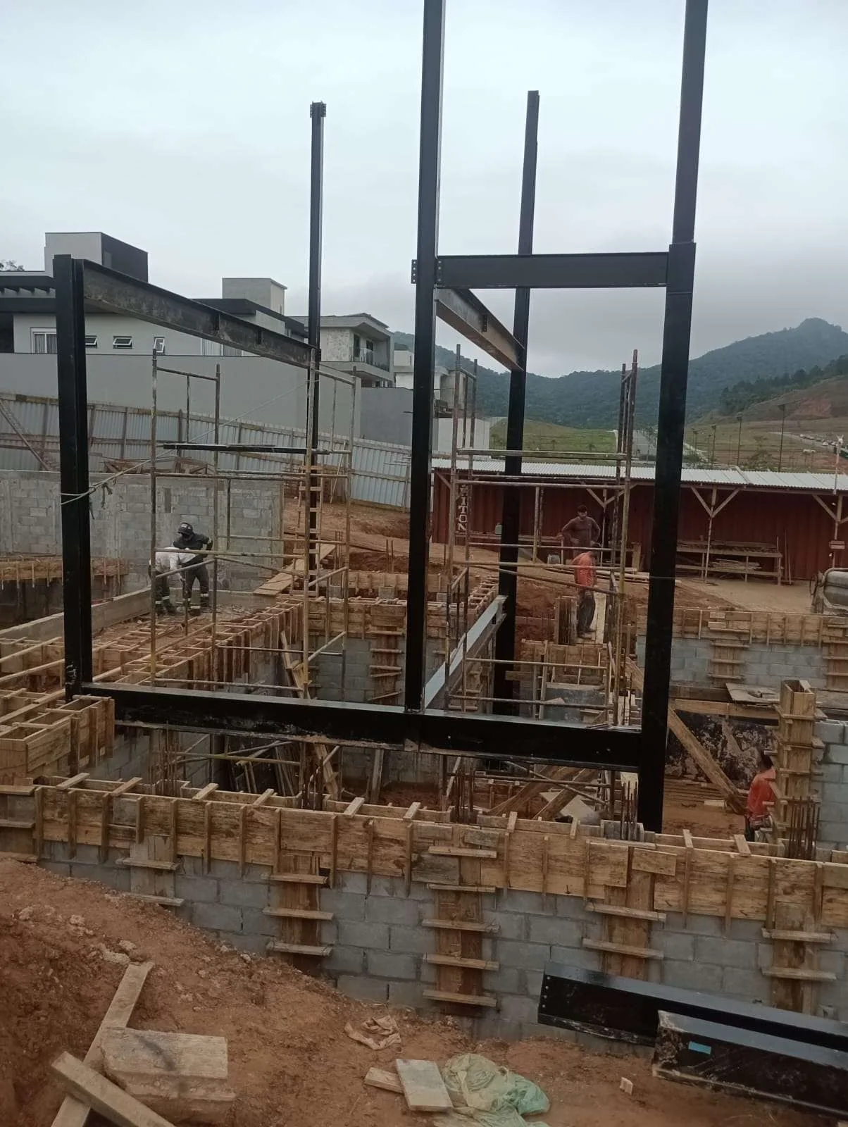 Estrutura metálica residencial em Balneário Camboriú, Santa Catarina